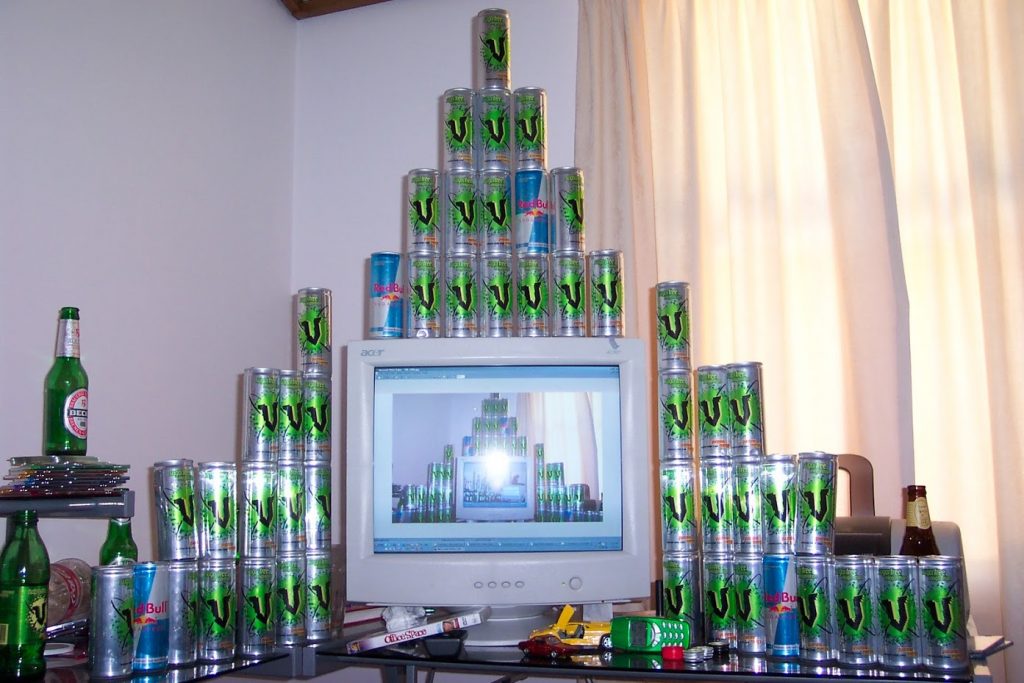 Energy drink inception - CRT 486DX4-100