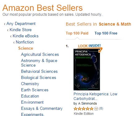 principia ketogenica Amazon Best Sellers_ Best Science & Math