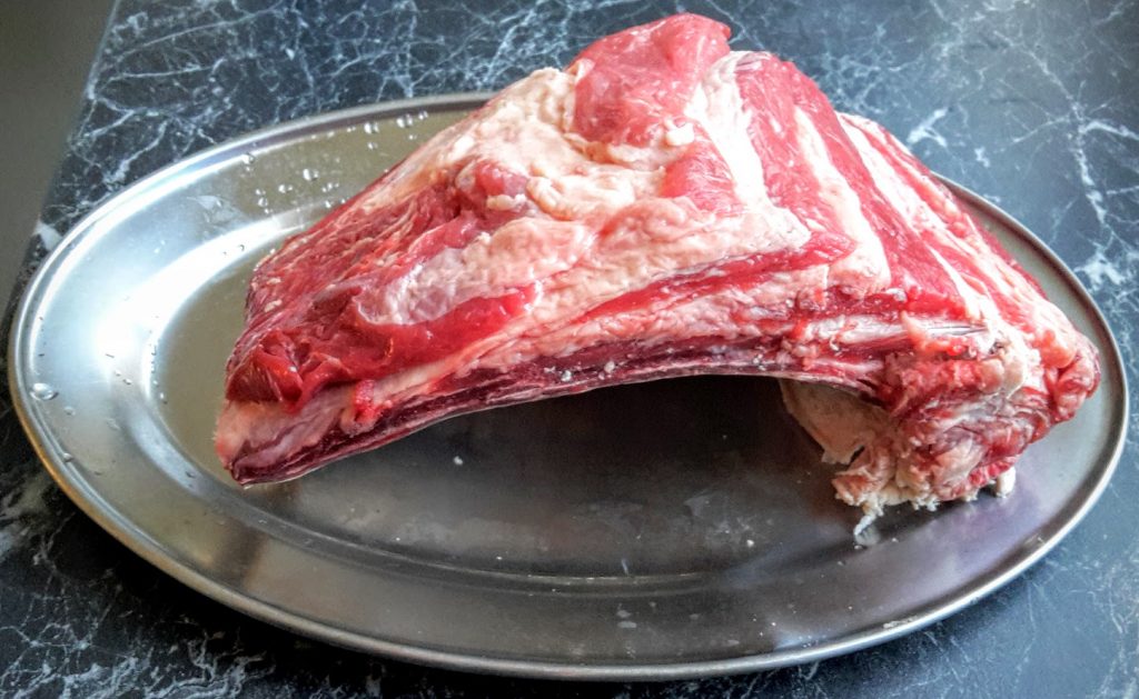 Ribeye steak bones